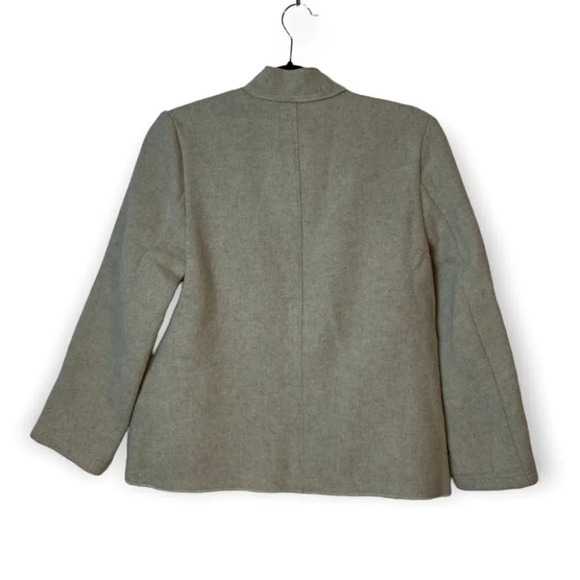 Sigrid Olsen Wool Blend Snap Up Jacket - Picture 2 of 9